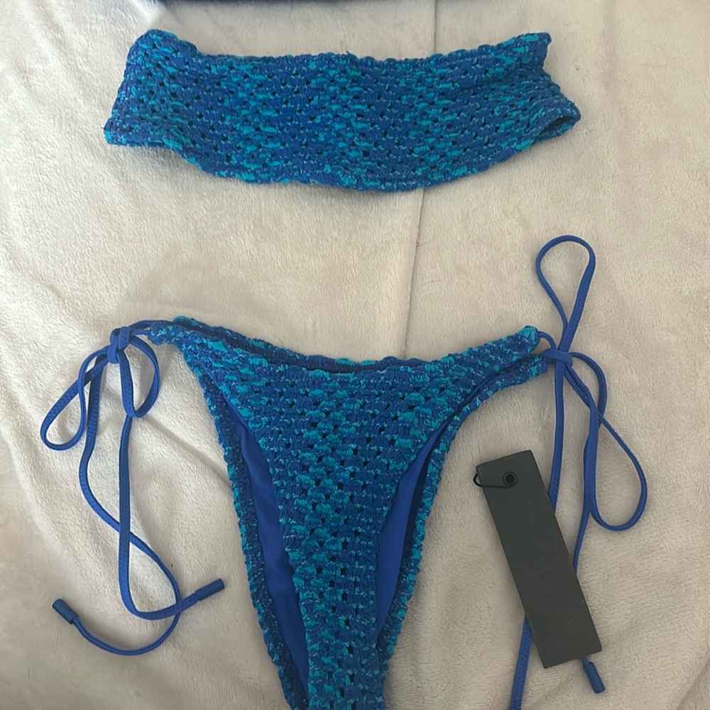 Triangl Swimwear Blue Bikini Set